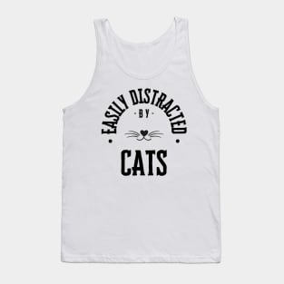 Easily Distracted by Cats Tank Top